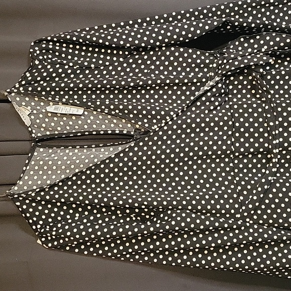 NWT Windsor Large Romper Short Polka Dot Long Sleeve Back Zip Ruffle - Picture 7 of 16